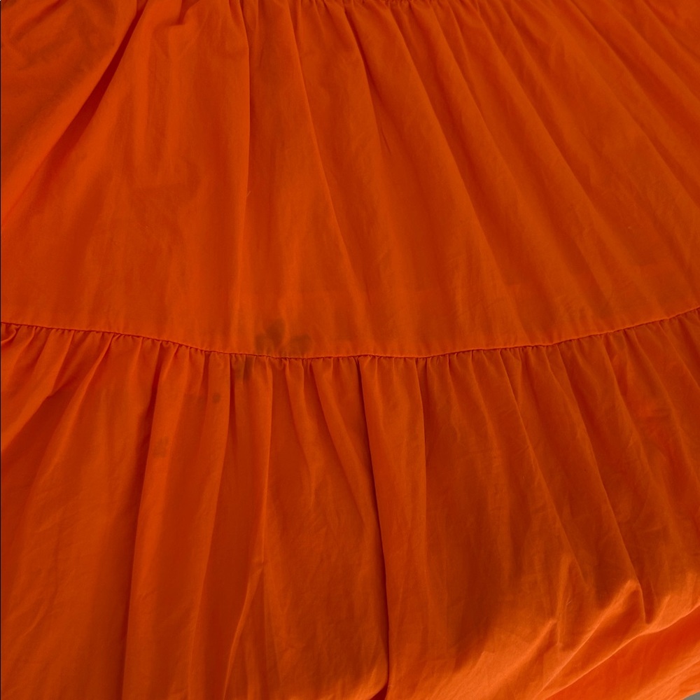 Bright Tiered Dress with Eyelet Ruffle Sleeves Rare 2021 piece *small spot - Picture 11 of 12
